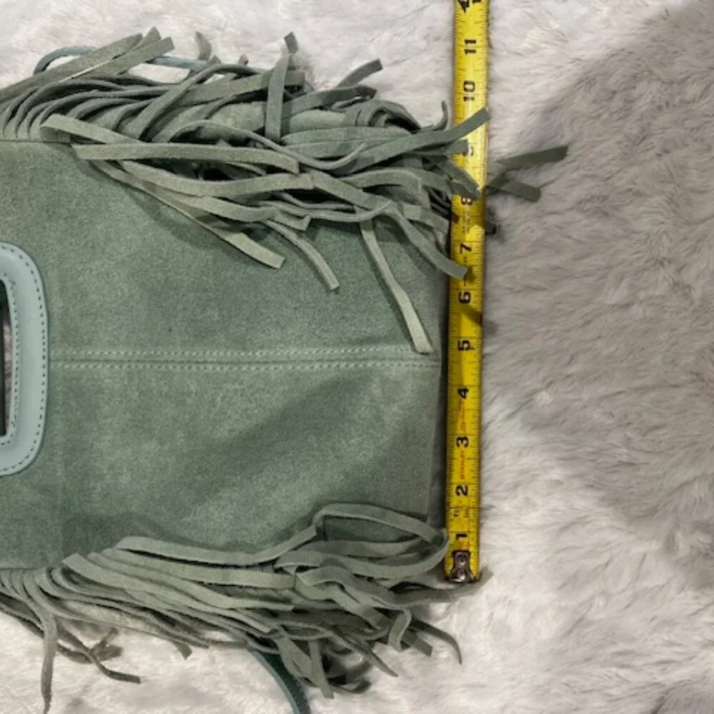 Suede Fringe Purse - Picture 3 of 5